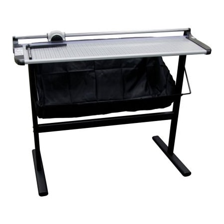 Formax United Rotary Paper Trimmer with Metal Stand - 37" Cutting Length - 10 Sheet Capacity - Gray RT37S